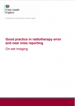 Good practice in radiotherapy error and near miss reporting: On-set imaging